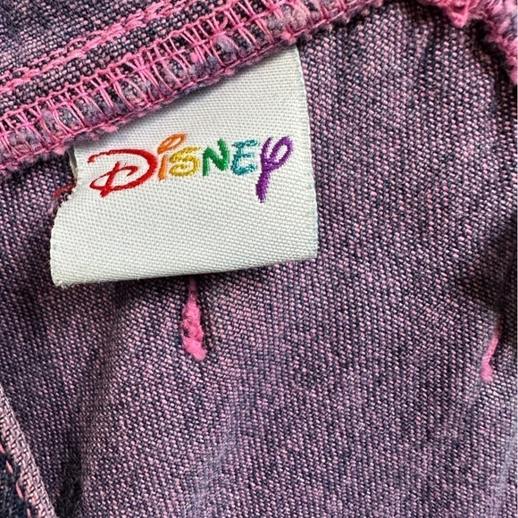Vintage 90's Disney Eeyore Denim Overalls Shortalls Y2K Xlarge - Picture 6 of 8